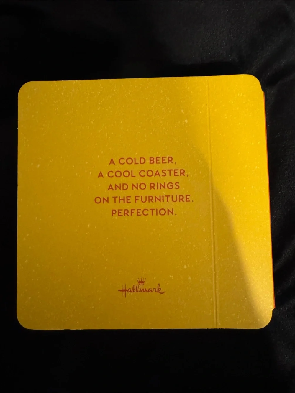 Hallmark Beers To You Coaster Set - Yellow, Red, Blue